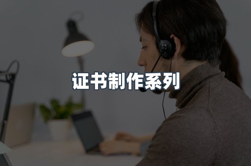 证书制作系列